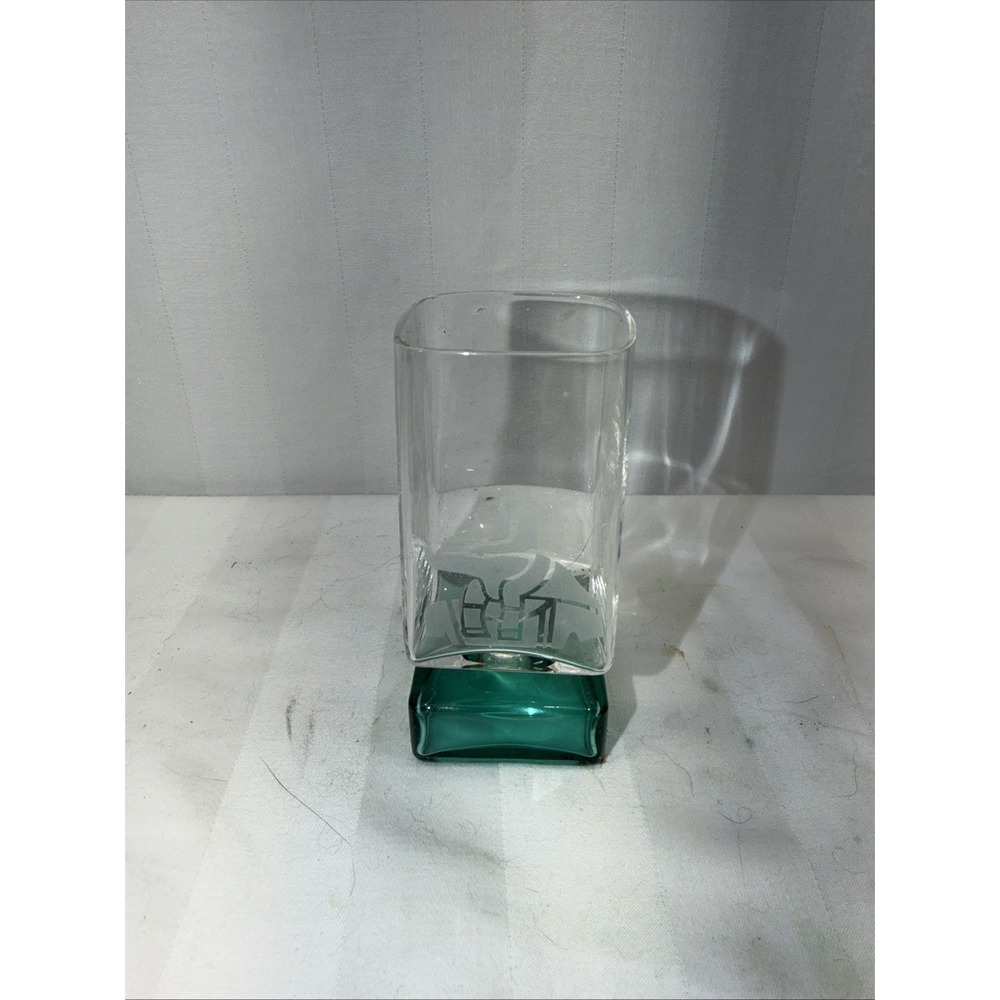 Mid-Century Vintage Luigi Bormiolo Footed Shooter Glass Light Music Shot Drink